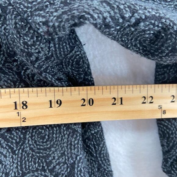 Eileen Fisher Black Gray Wool Blend Jacket Size Medium - Picture 5 of 7